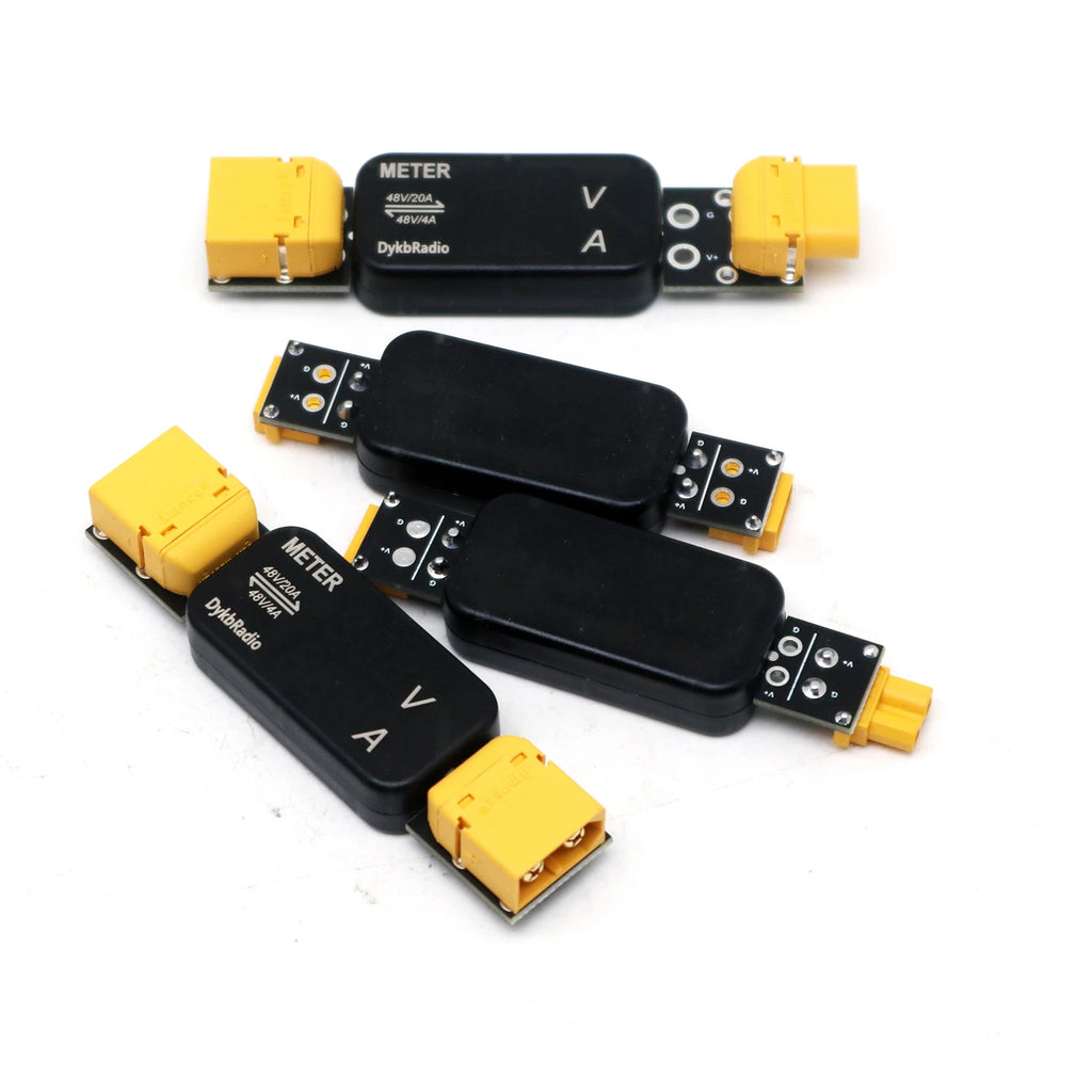 XT30/XT60 DC Meter | Voltage & Current | 20A Bidirectional