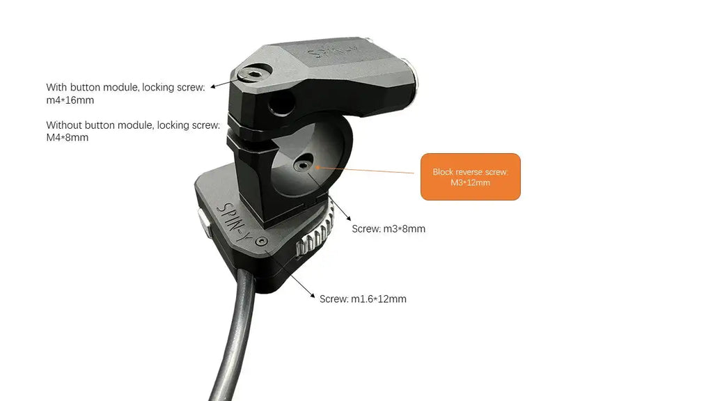 SPIN-Y2 Two-Way Throttle | CNC Aluminum | VESC & Standard