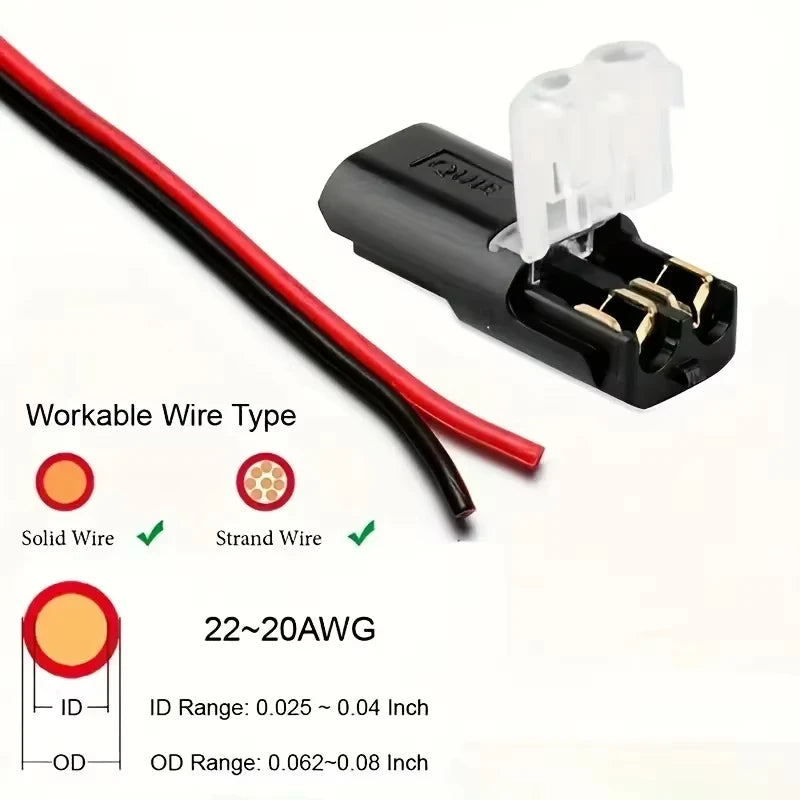 No-Strip Quick Wire Connectors | Dual-Line | Automotive
