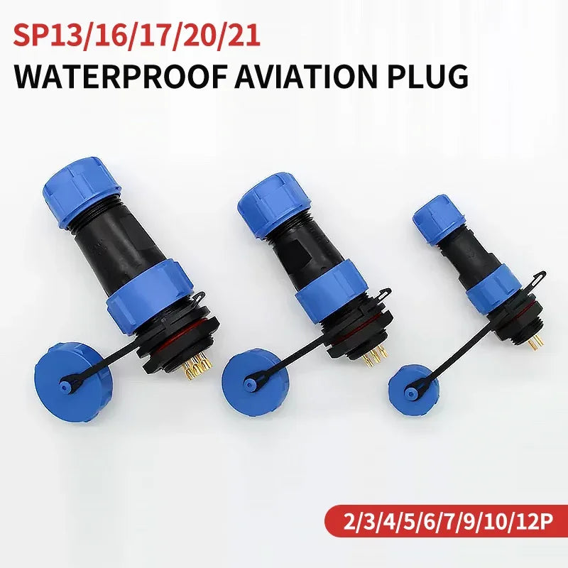 Aviation Plug Connectors | IP68 Waterproof | Panel-Mount