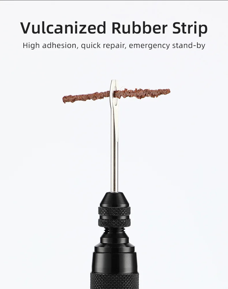 Tubeless Tire Repair Kit | Sealant + Rubber Strips | Road Bike