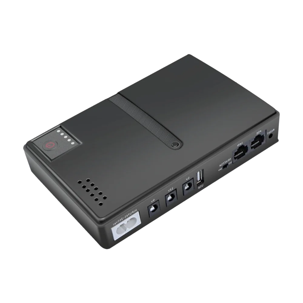 1018L 4*18650 Uninterruptible Power Supply Case  5V 9V 12V UPS Router Optical Cat Backup Power Supply No Batteries Included