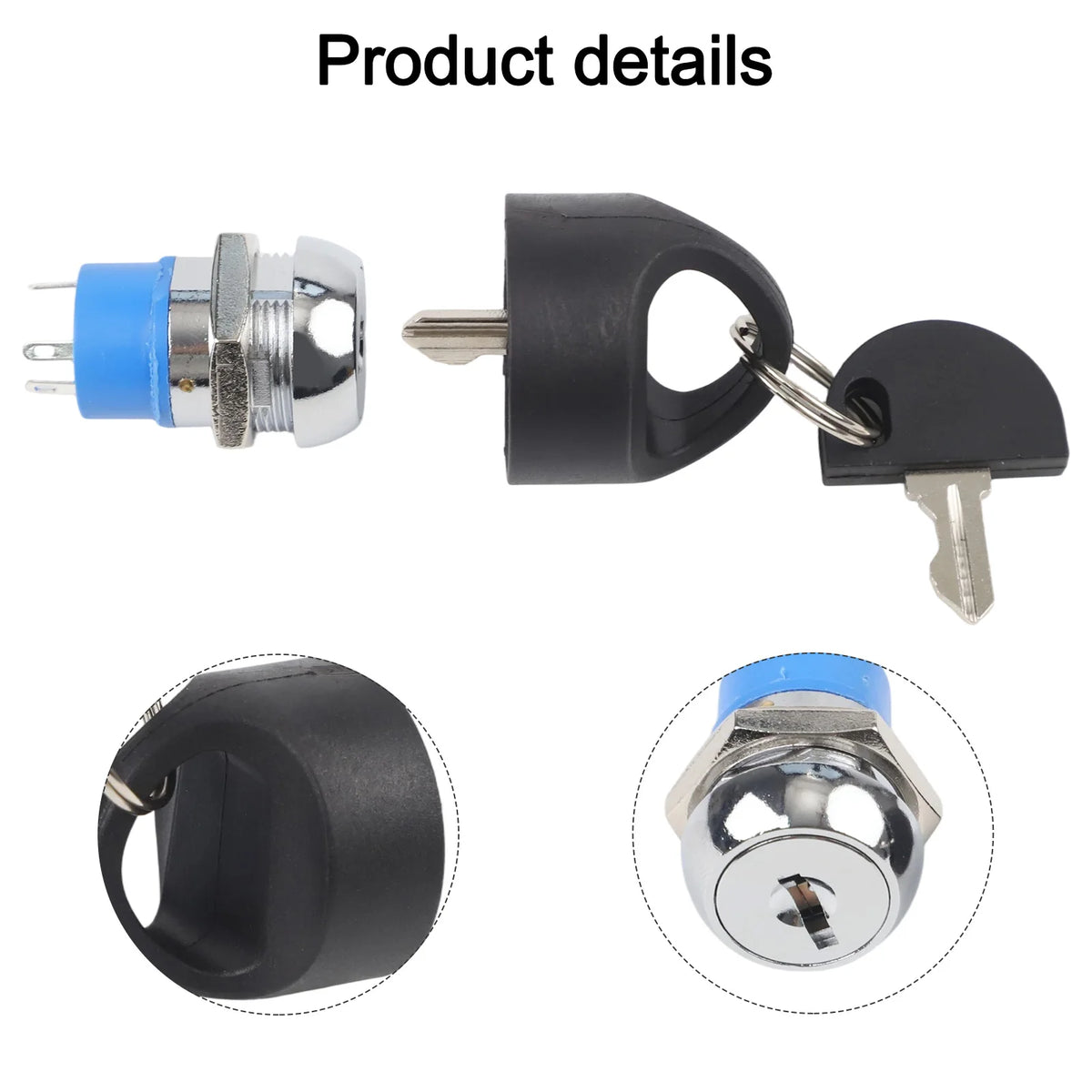 Ignition Switch Lock + 2 Keys | Pride Mobility Scooters