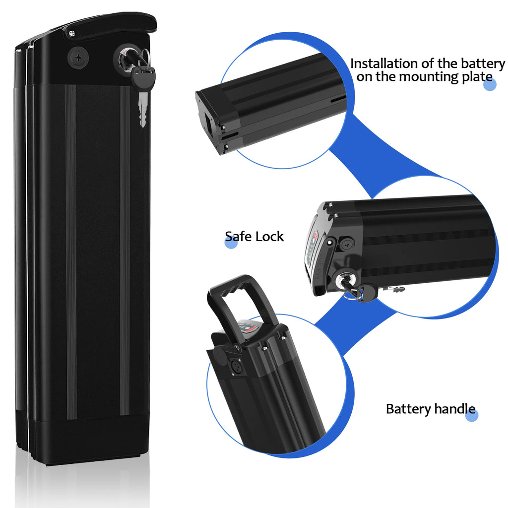 Silver Fish Battery Box | Holds 90x 18650 Cells | E-Bike Case