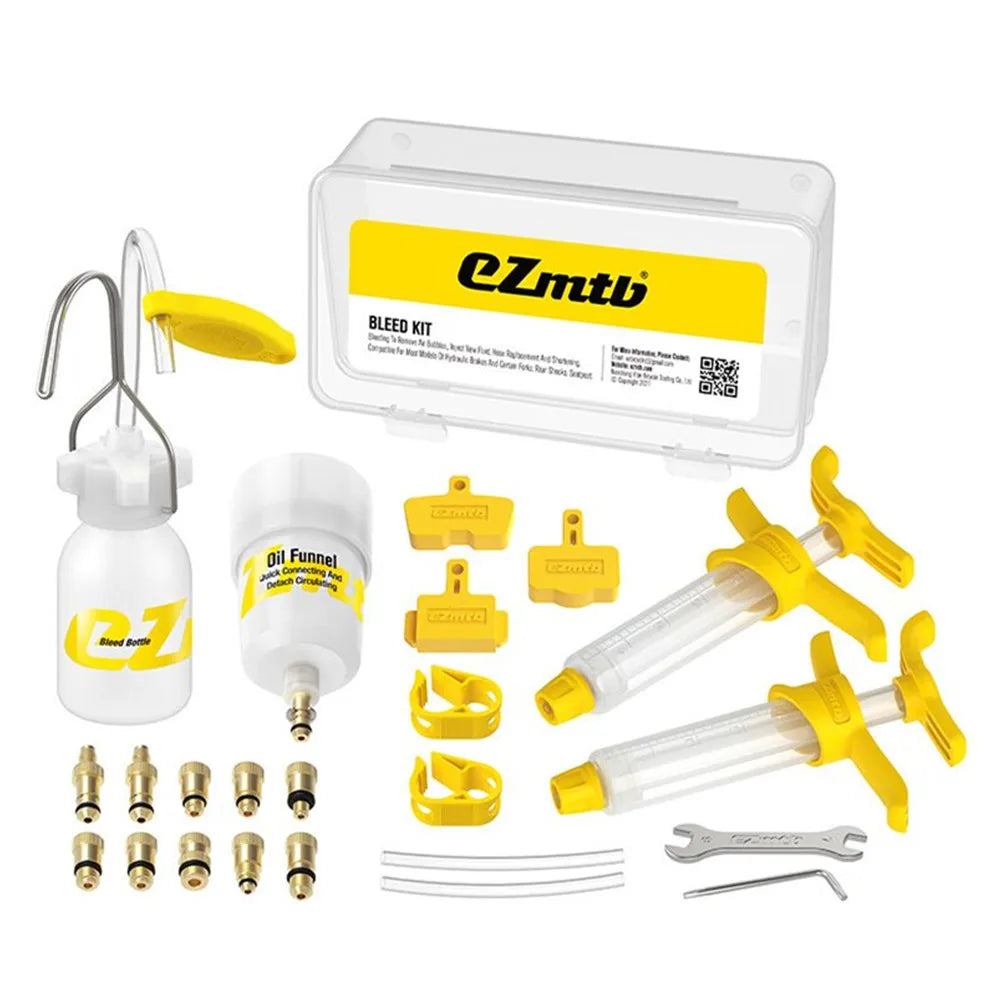 EZMTB Brake Fluid | Mineral Oil & DOT for Hydraulic Disc Brakes | Shimano, SRAM, Avid, Magura