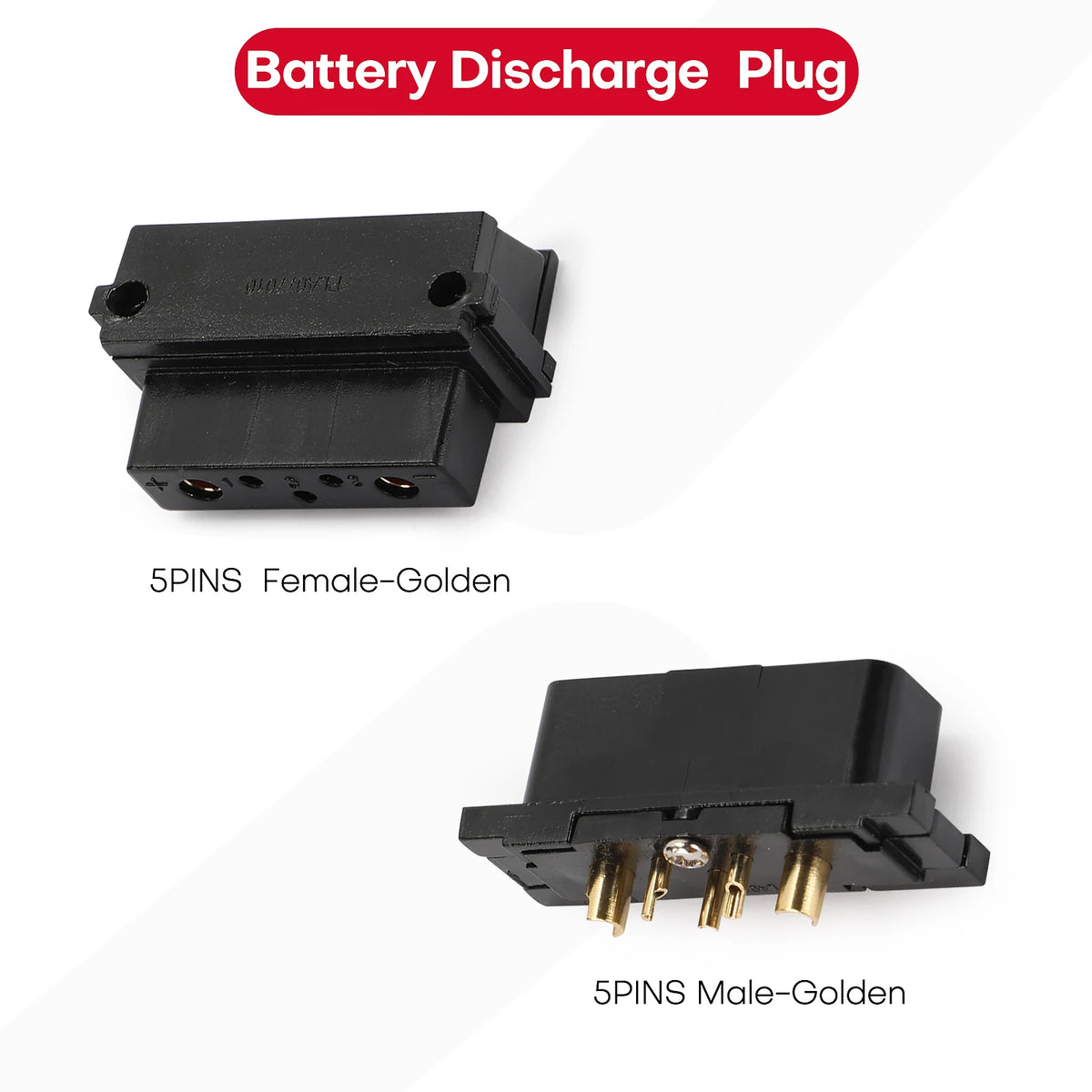 Hailong Power Discharge Connector 4pins / 5pins Male Or Female/ Ebike Parts Power Plug