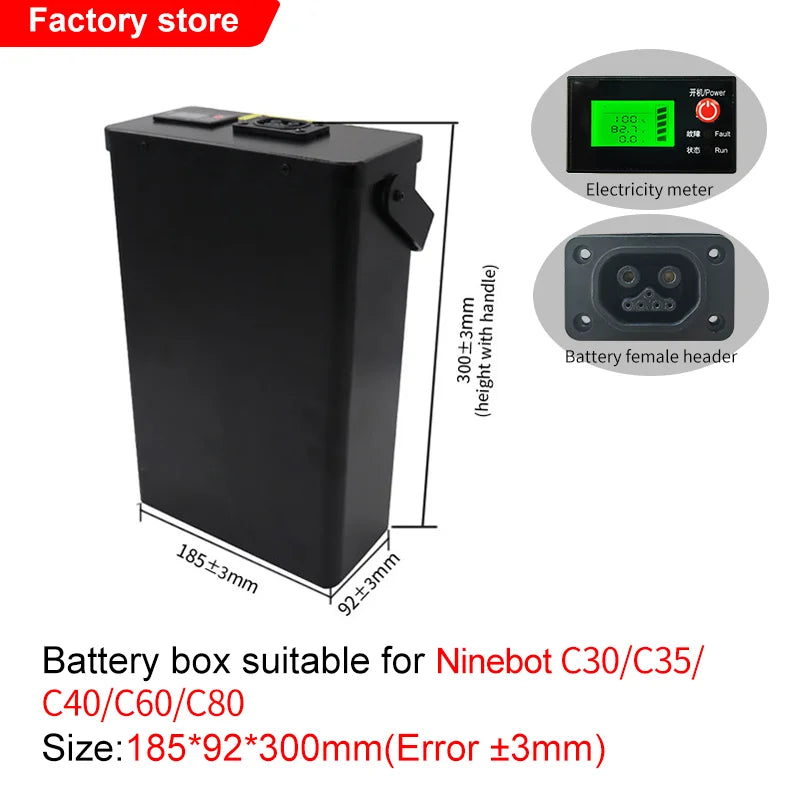 NIU/Ninebot/SOCO Battery Case | Aluminum Replacement Shell | E-Moto