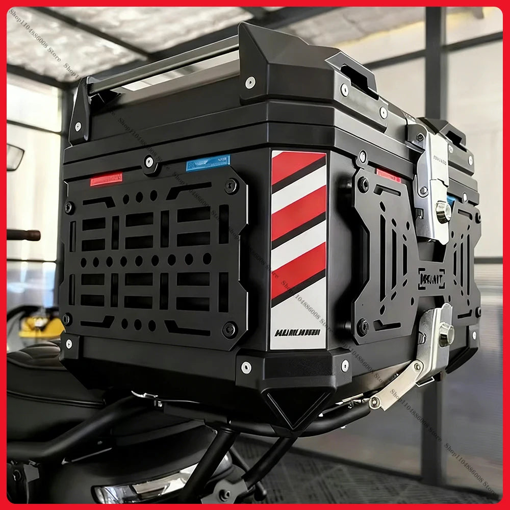 Molle Storage Panel | Aluminum Alloy Top Case Organizer | Universal