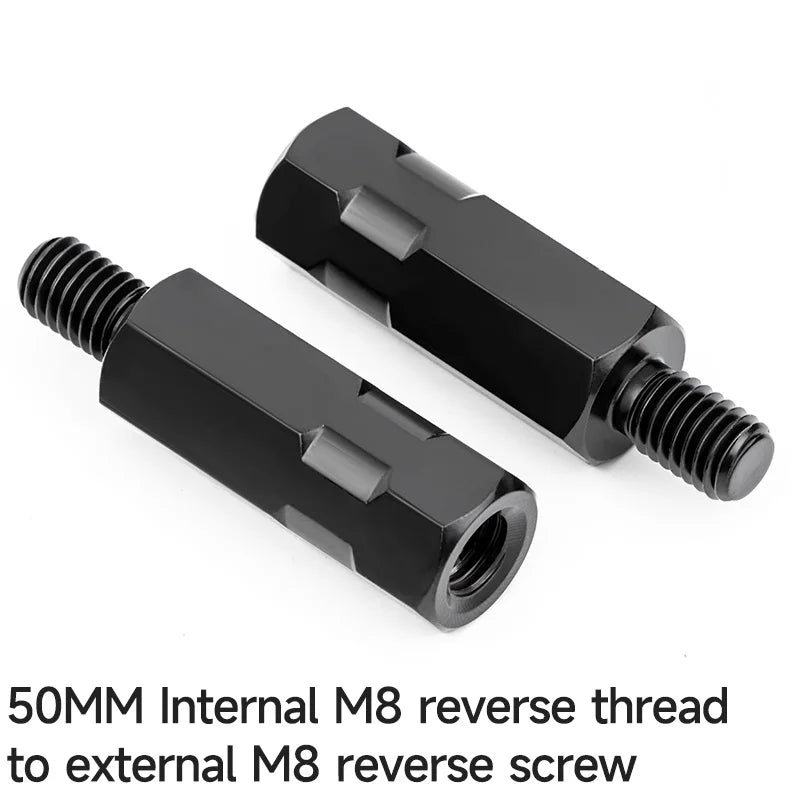 Mirror Extension Adapters | M8/M10, Left & Right Thread | Motorcycles