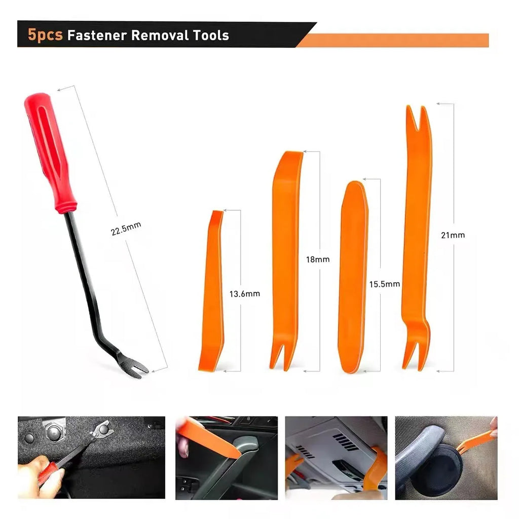 Car Fastener Clip Kit | Push Retainer Rivets | Fender, Bumper & Door Trim
