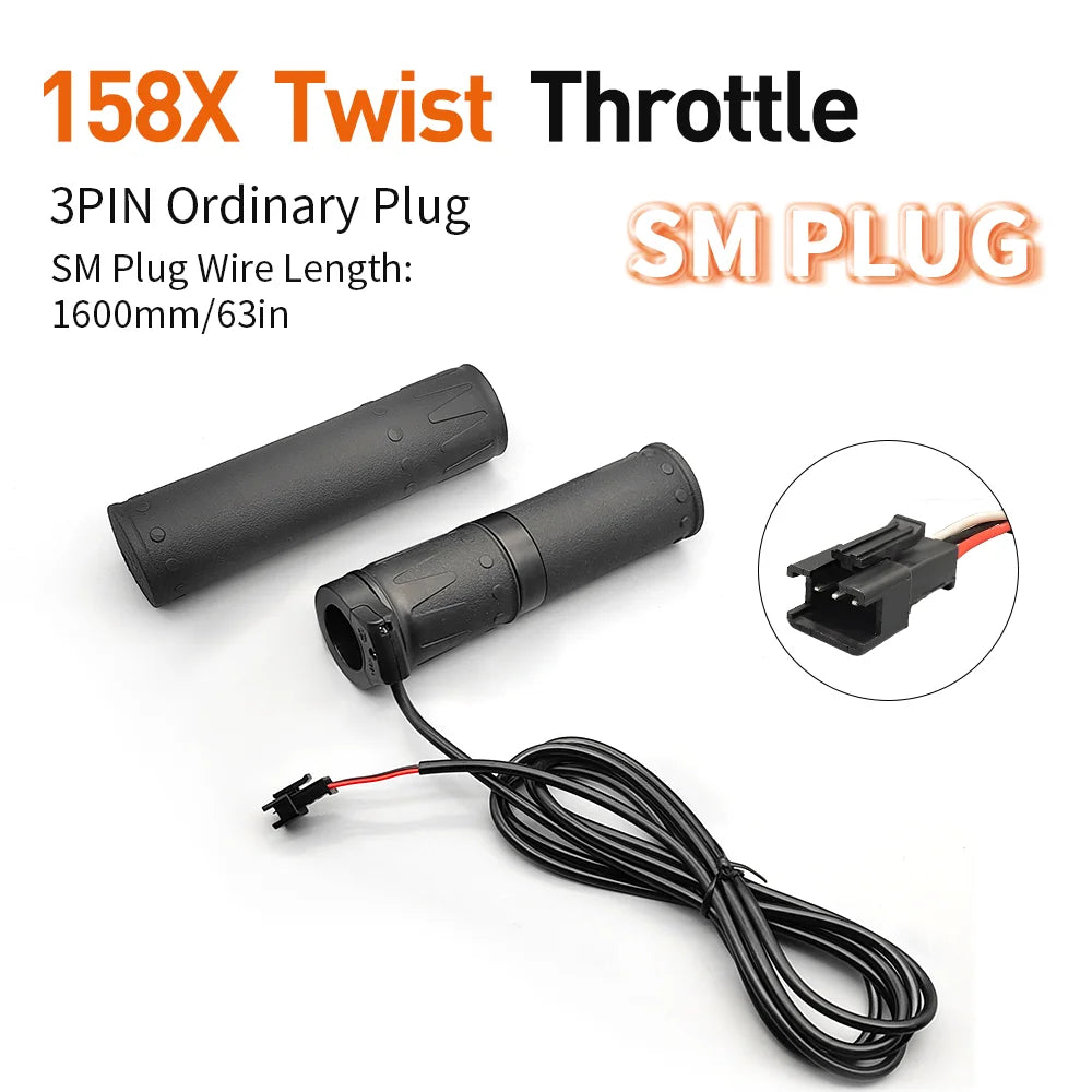 WUXING 158X Twist Throttle | Right Handle | 24–72V