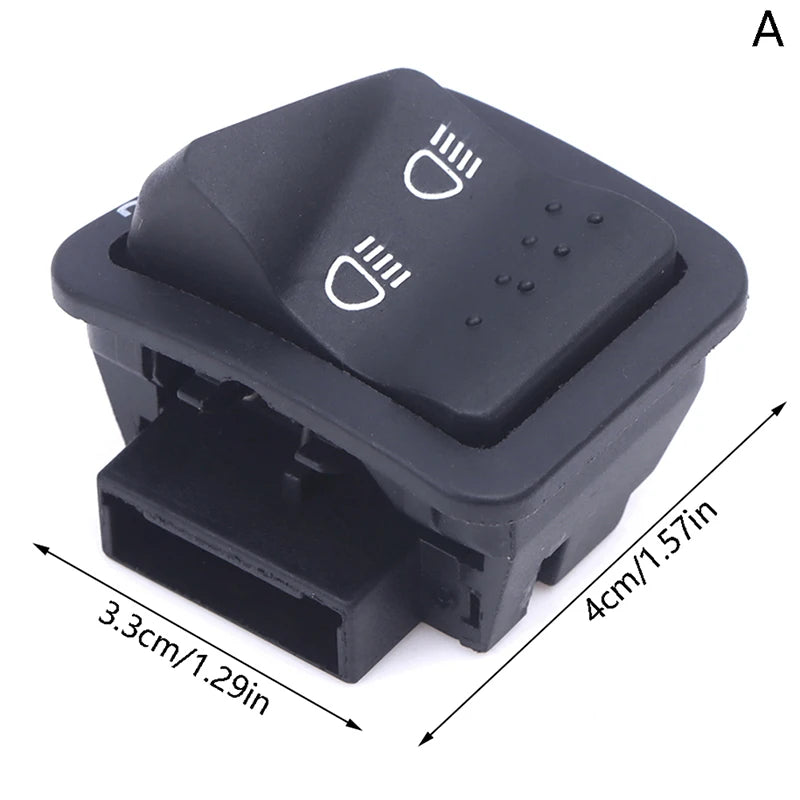 Black/Red Motorcycle Switches Button