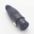 1pcs 3,4,5,6,7 pin Female/Male Straight Microphone Audio XLR Speaker Panel mount socket Connector