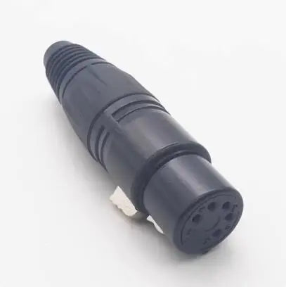 1pcs 3,4,5,6,7 pin Female/Male Straight Microphone Audio XLR Speaker Panel mount socket Connector