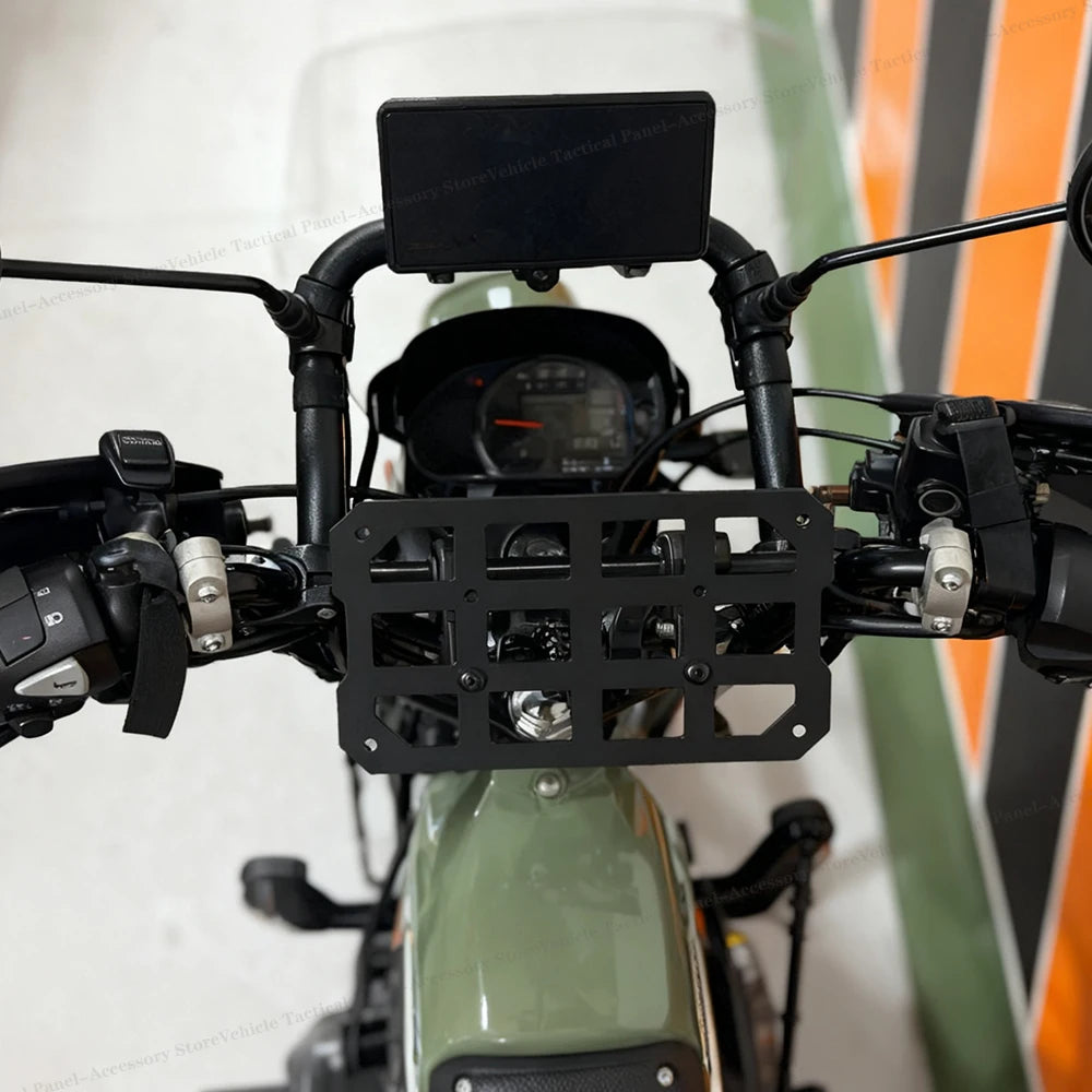 Motorcycle Molle Panel universal navigation bracket multifunctional crossbar mobile phone GPS fixed bracket riding equipment
