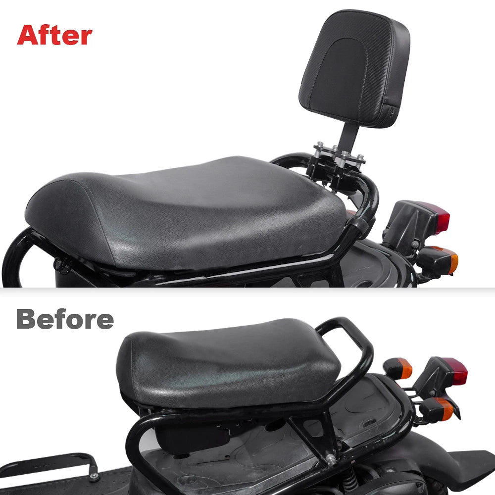 Passenger Seat Rear Backrest Cushion Back Rest Pad Motorcycle Backrest For Honda Ruckus / Zoomer NPS50 2003-2023 2024