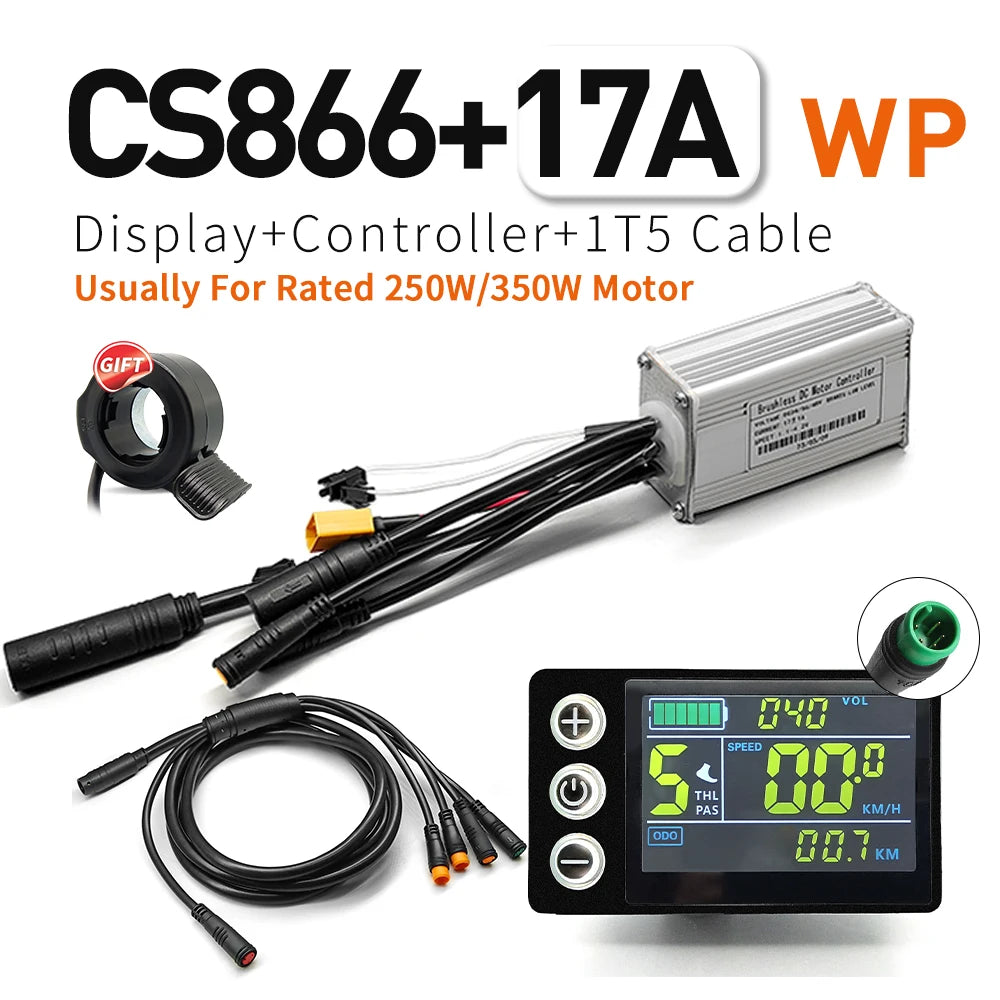 Sine Wave Controller Kit | 17/26/30A | S866 LCD Display