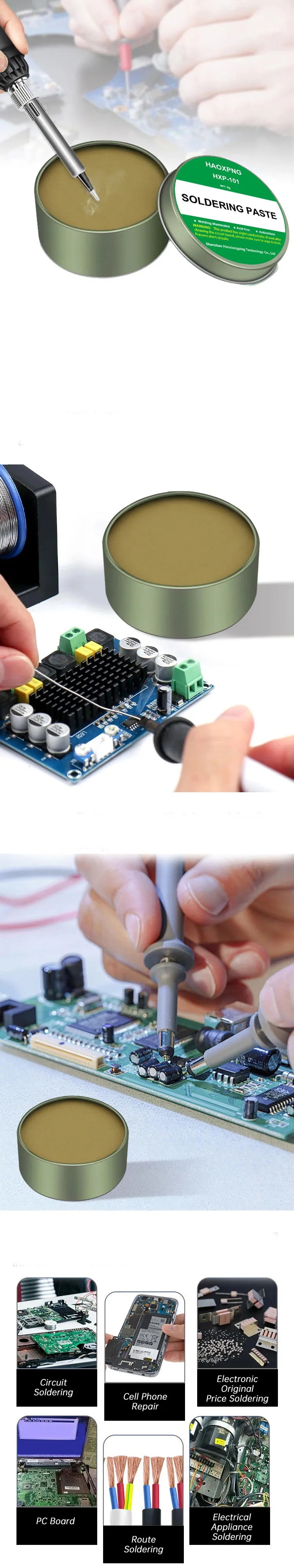 Lead-Free Rosin Flux Paste | Soldering Iron Flux | Iron, Stainless, Nickel & Copper