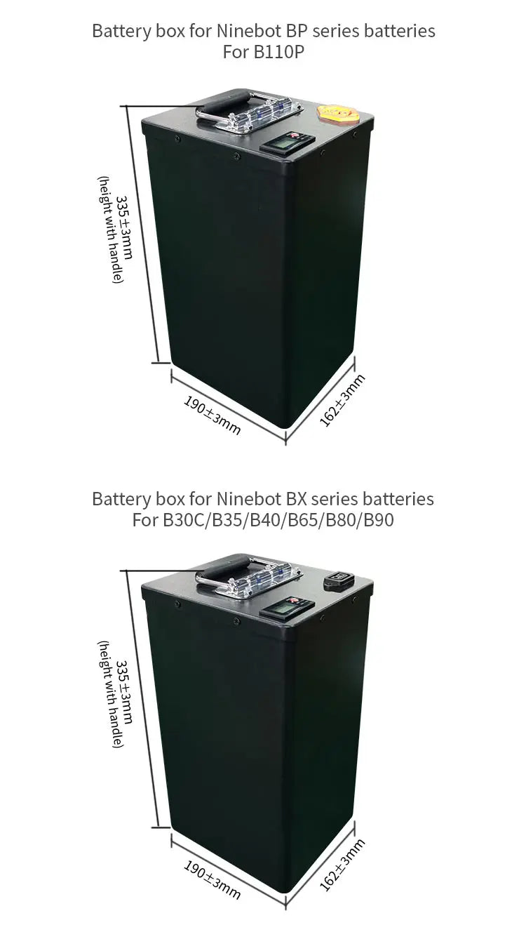 Lithium Battery Box | Aluminum Shell | NIU / Ninebot / SOCO