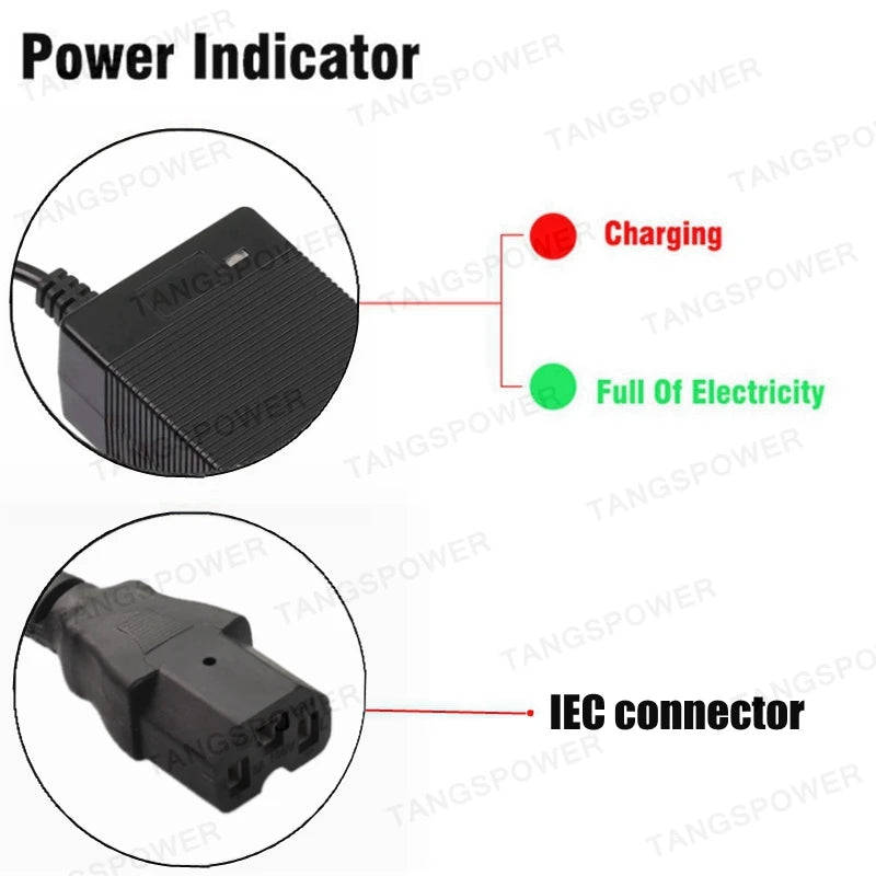 54.6V 3A Li-ion Charger | 48V 13S Rapid | Fan-Cooled