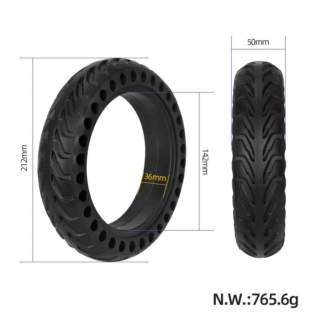 Solid Honeycomb Tire 8.5" | Puncture-Proof | E-Scooter