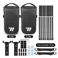 WEST BIKING Bike Front Fork Bag Quick Release Waterproof For Mtb Road Bike Bikepacking Cycling Storage Bag 5.5L Large Capacity
