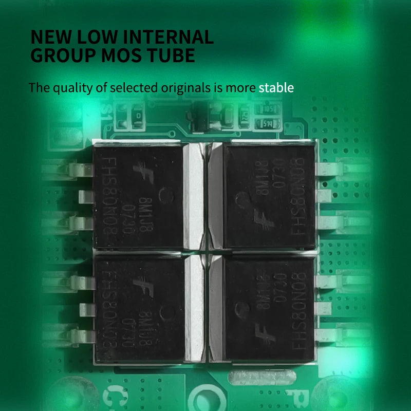 Bisida 7S–13S BMS | Balanced + Temp Control | 18650 Packs