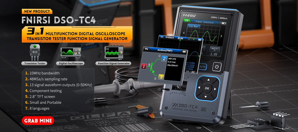 FNIRSI SWM-10 Portable Spot Welder | 5000mAh | 18650 Battery Packs