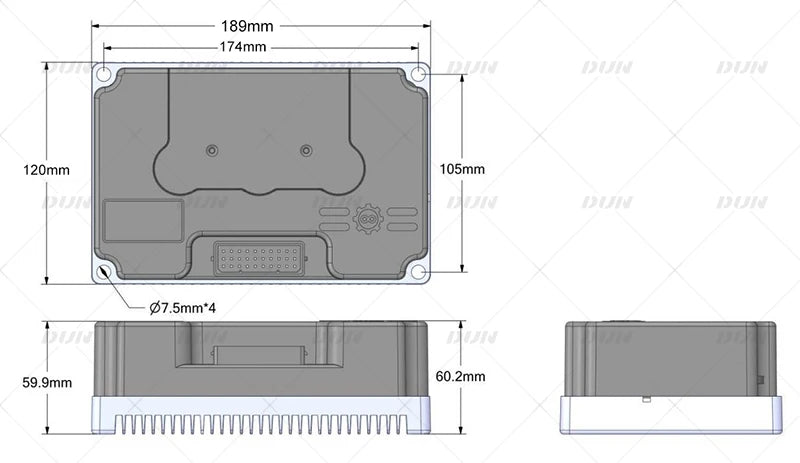 Fardriver ND72450 Controller | 60/72V 450A Phase | BLDC Kit