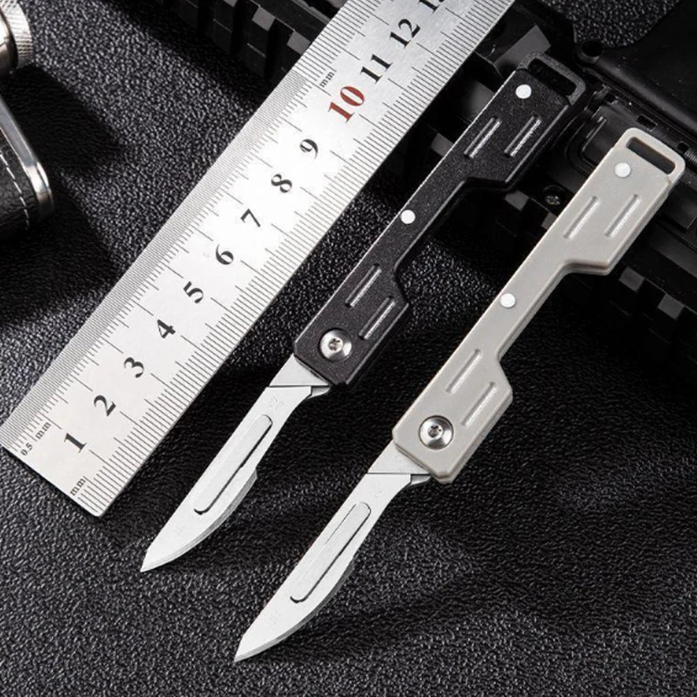 Mini Scalpel Folding Knife | Folding Utility Blade | EDC