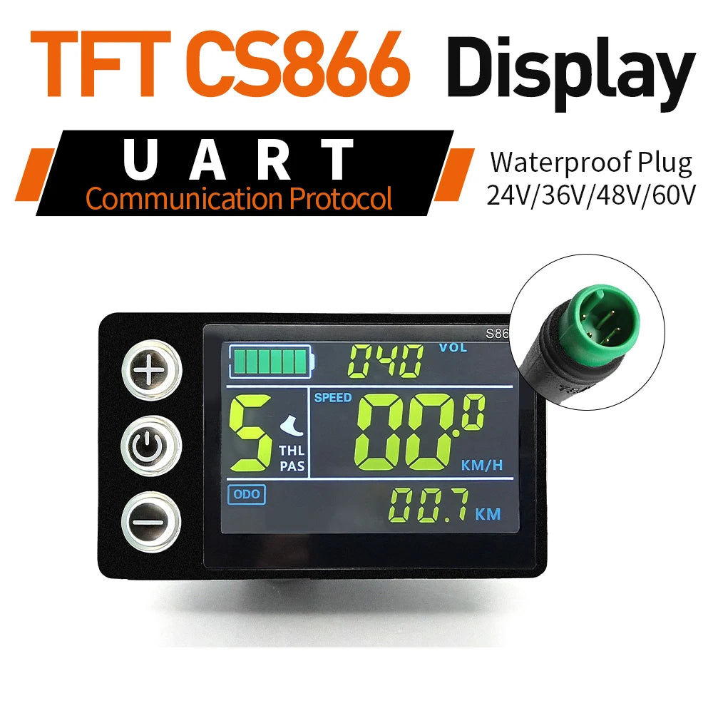 Sine Wave Controller Kit | 17/26/30A | S866 LCD Display