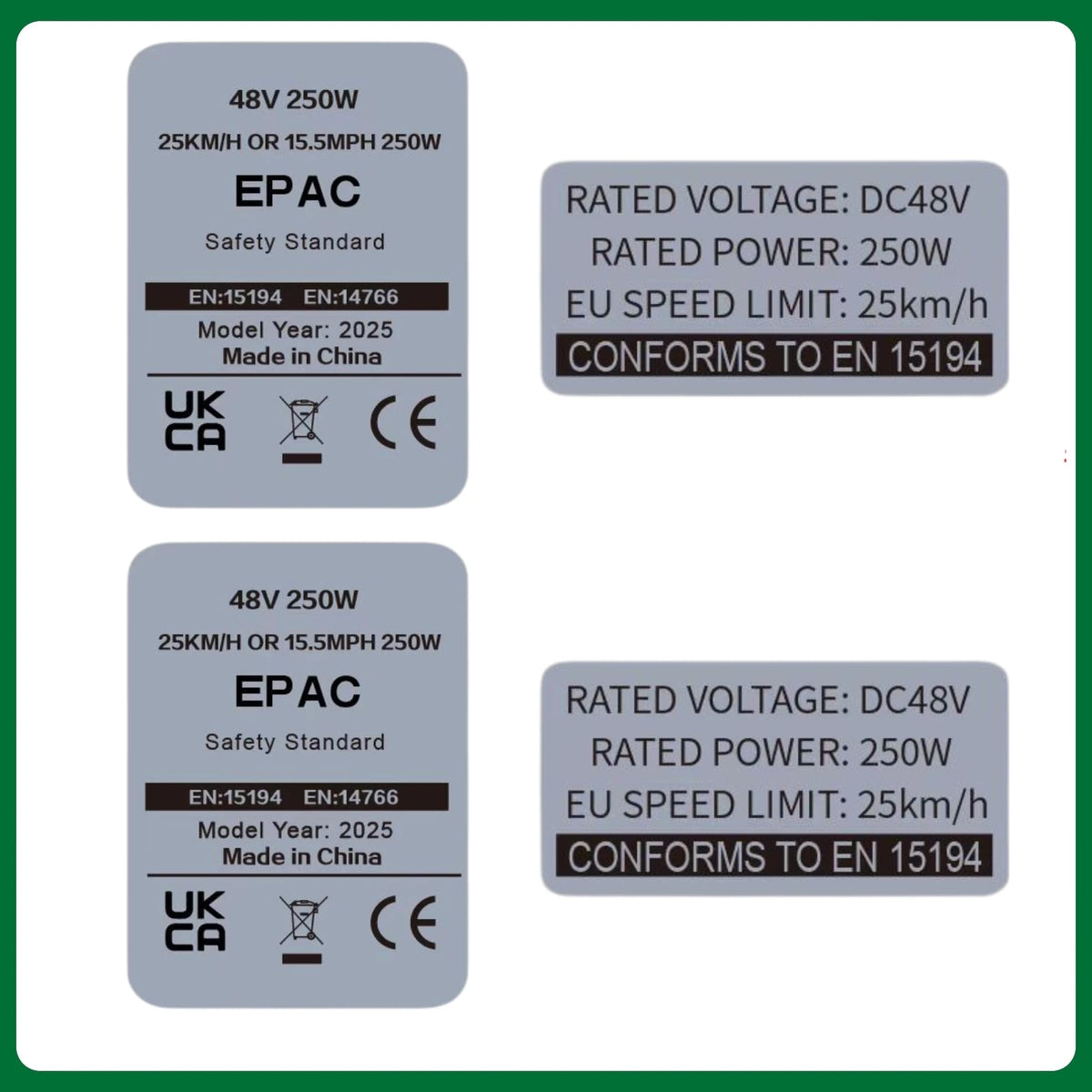 Ebike modification kit stickers,36V 48V 250W Electric Bike Lable,Compataible for Bafang Tongsheng and other Brand Conversion Kit