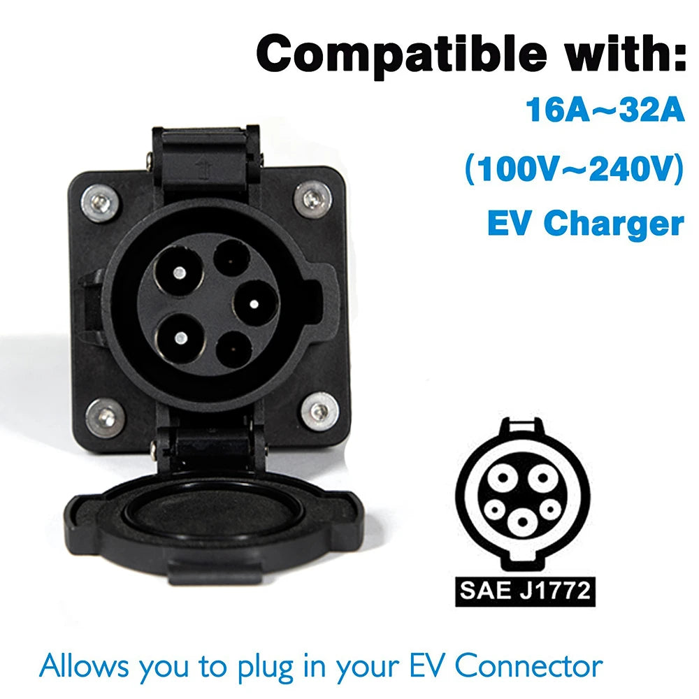 J1772 to NEMA 5-15/5-20 EV Adapter | Charge E-Bike at Stations