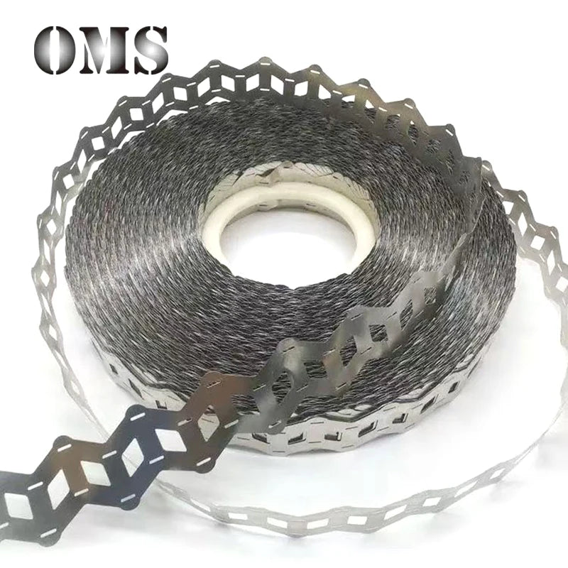 W-Shape Nickel Plating Strip | 10m Roll | 18650 Spot Welding