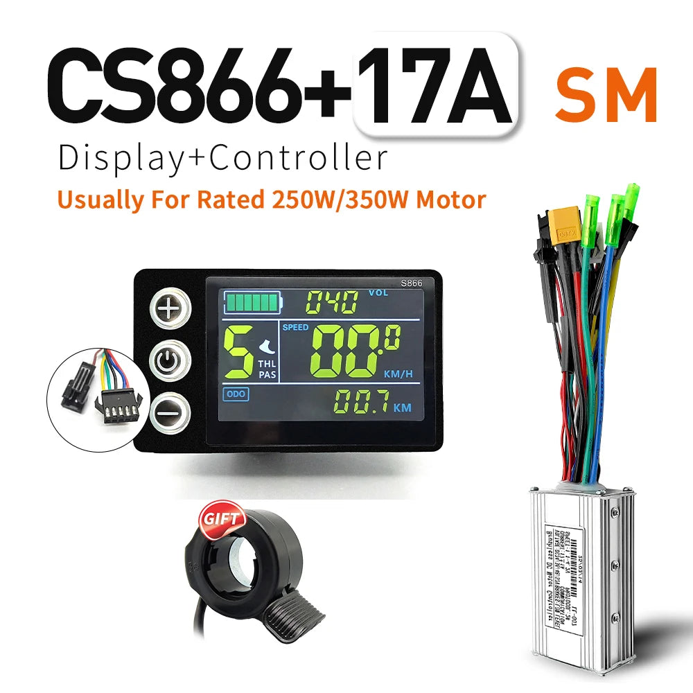 Sine Wave Controller Kit | 17/26/30A | S866 LCD Display