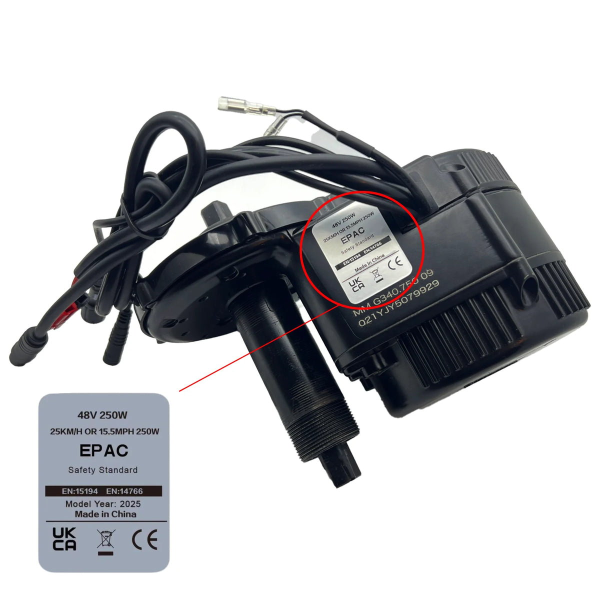 Ebike modification kit stickers,36V 48V 250W Electric Bike Lable,Compataible for Bafang Tongsheng and other Brand Conversion Kit