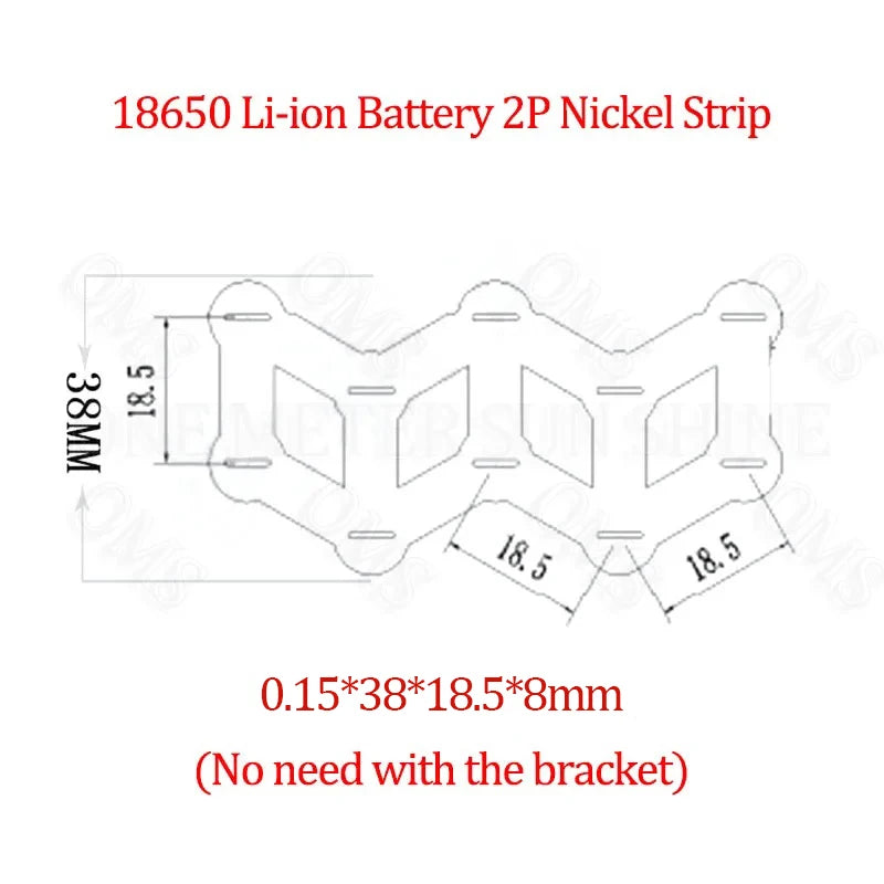 W-Shape Nickel Plating Strip | 10m Roll | 18650 Spot Welding