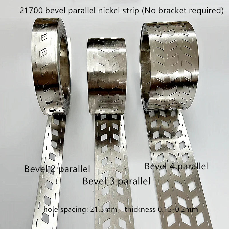 21700 Nickel Sheet 1m | Bevel Strip | Nickel-Plated