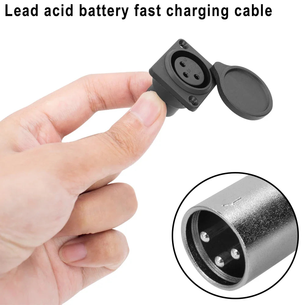 3-Pin Charger Port Connector Set | Innuovo & Wisking Wheelchairs