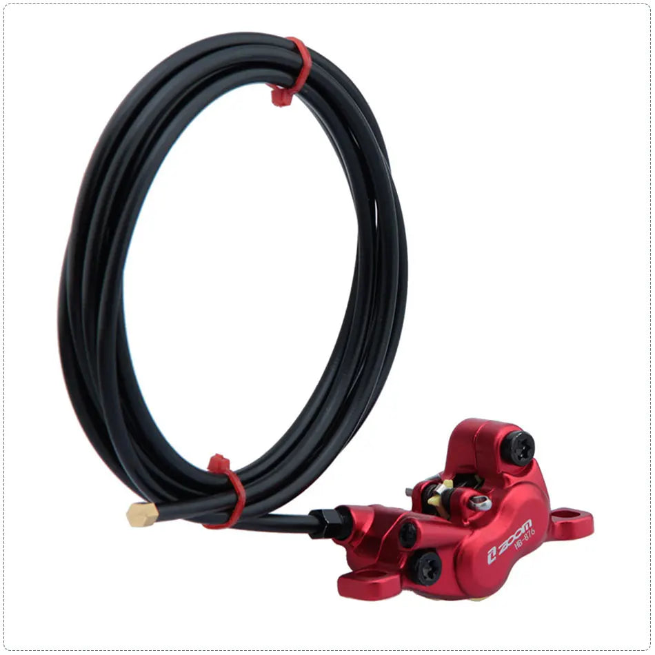 ZOOM HB-876E 4-Piston Hydraulic Disc Brake | Motor Cut-Off | 160/180/203mm