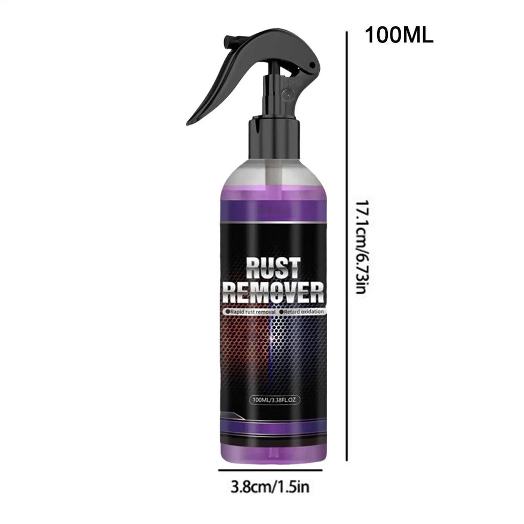 100ml Removal Cleaning Spray Rust Remover For Metal Rust Removal Spray for Beginners Family Automotive Interior Truck SUVs