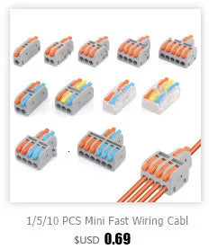 Push-In Wire Connector Splitter | 1-In Multi-Out | 32A 250V