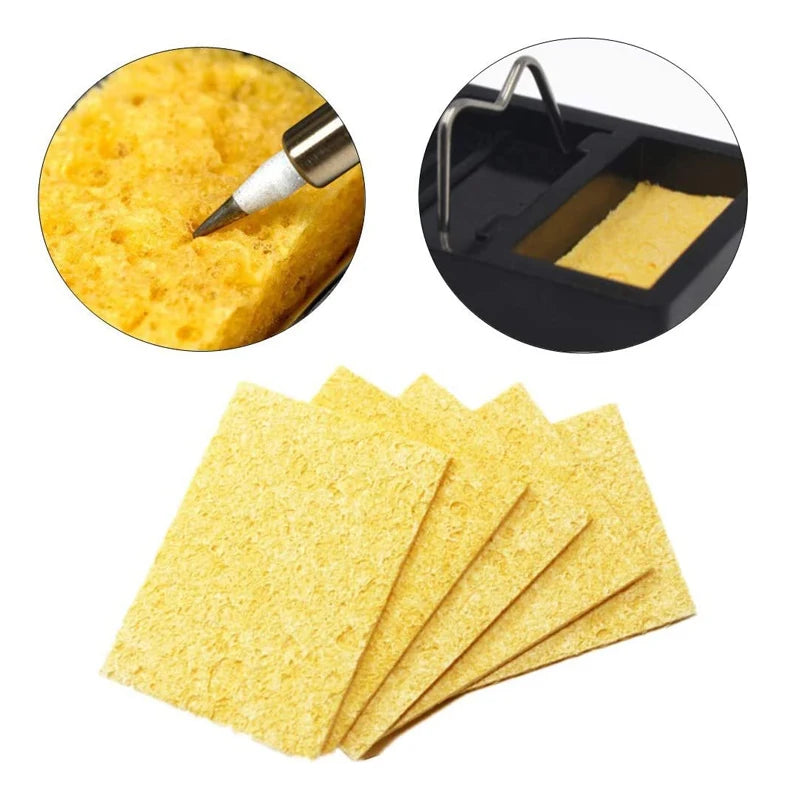 Soldering Iron Cleaning Sponge | Yellow Heat-Resistant