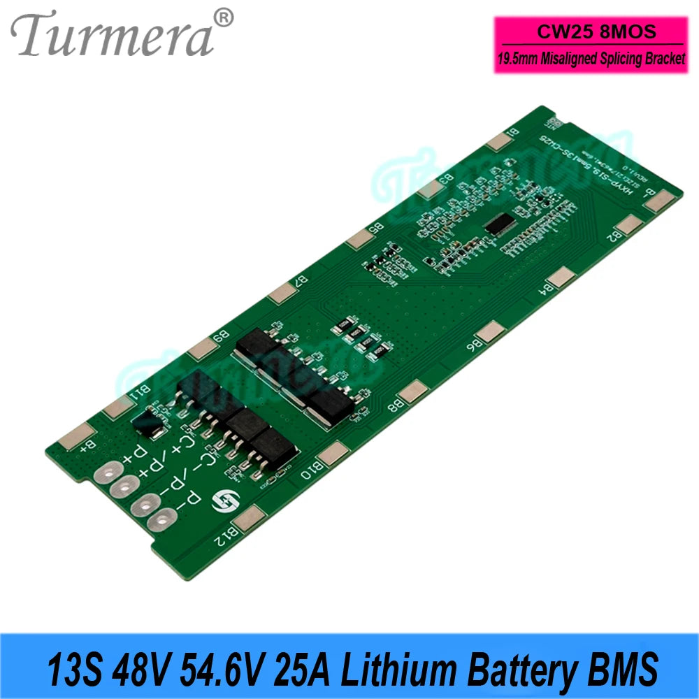 Lithium Battery BMS | 13S 48V 25A | E-Bike & E-Scooter Pack Building