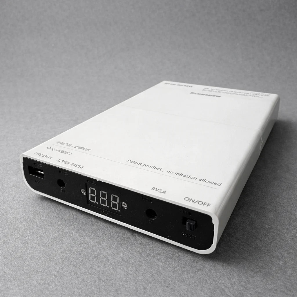 Adjustable 9–24V DC Backup Power Not a Power Bank No Batteries Included