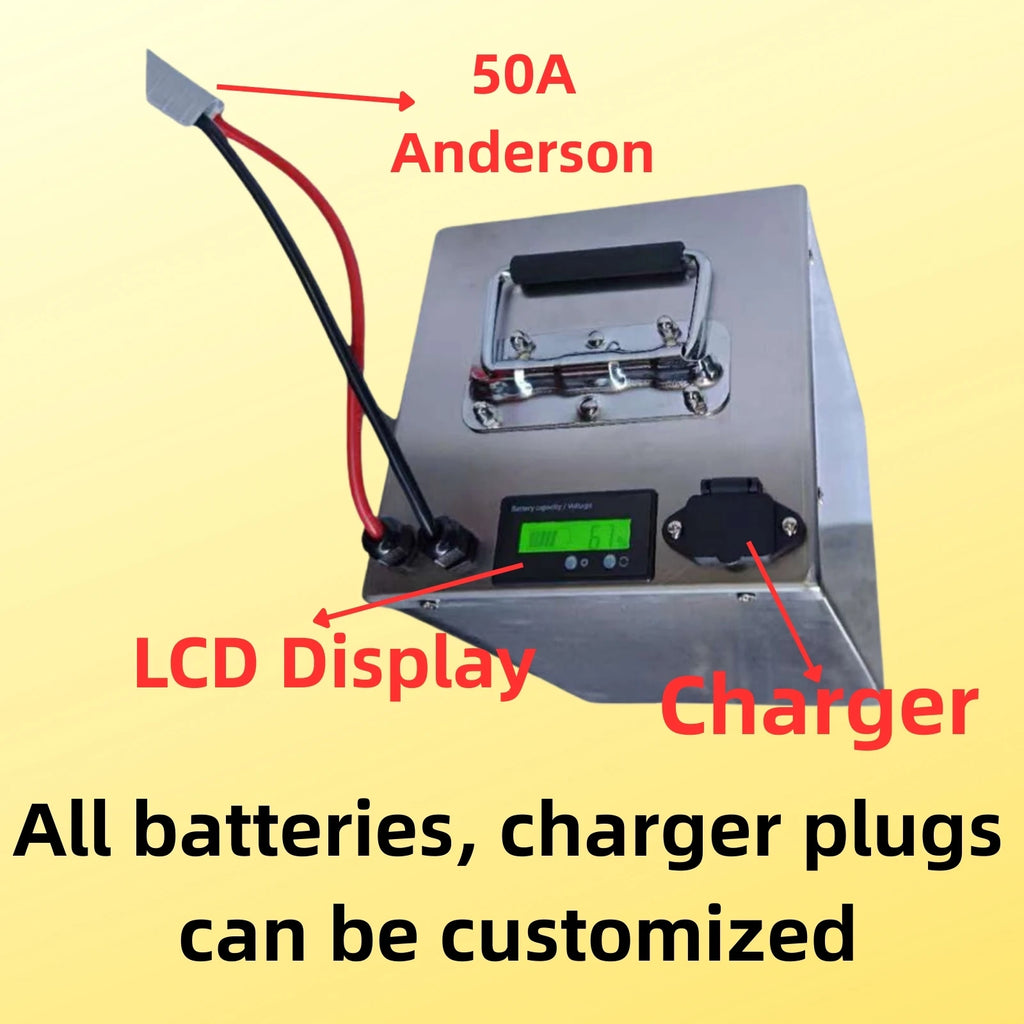 LiFePO4 Lithium Battery | 72V, 50–200Ah | Golf Cart & Electric Vehicle