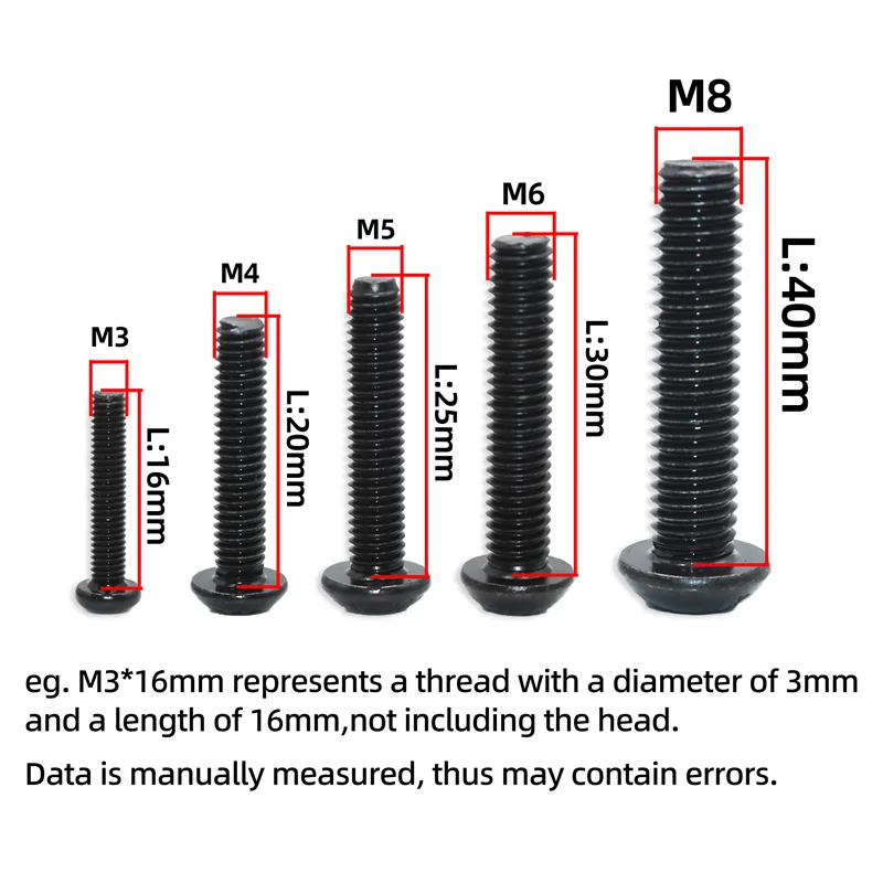 Screw & Nut Assortment Kit | M2-M6 10.9 Grade | Hex Socket