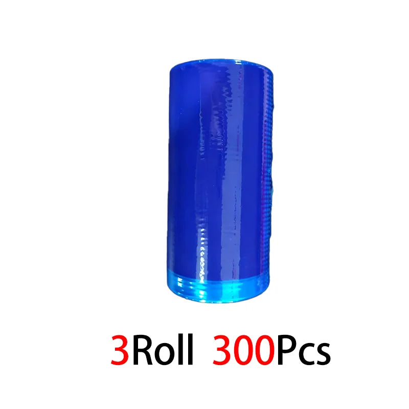 100Pcs barrier film tape for toilets and bathrooms prevents dirt and stains on door handles and switches without leaving marks