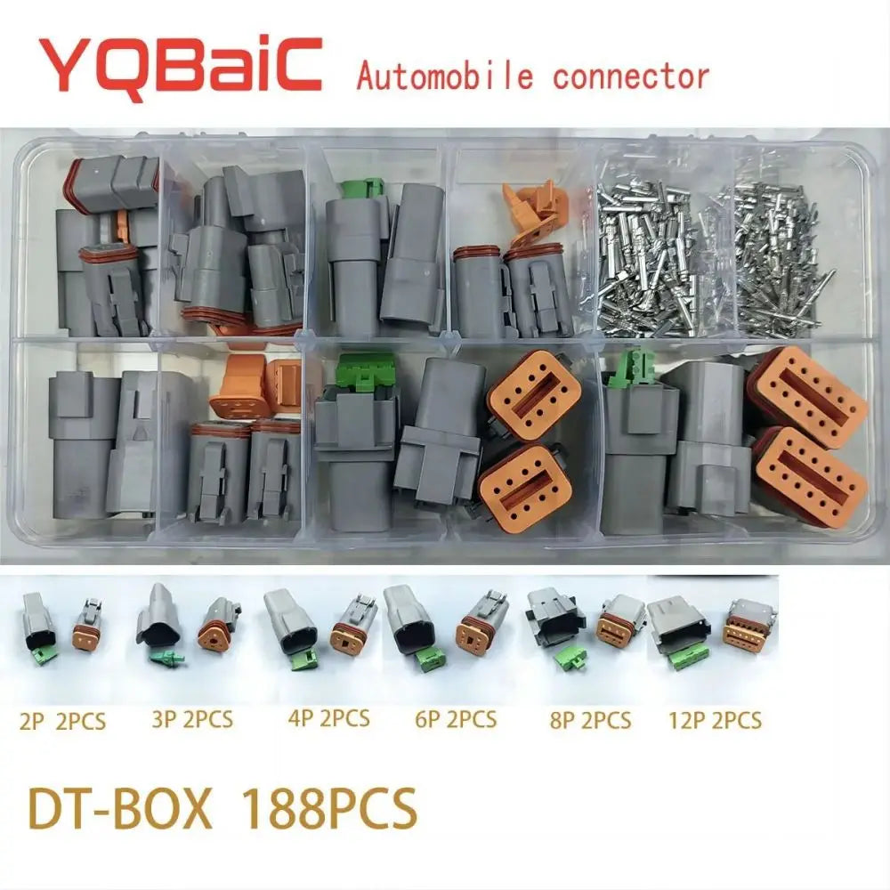 Deutsch DT Connector Kit | 2-12 Pin Waterproof | Auto Wiring