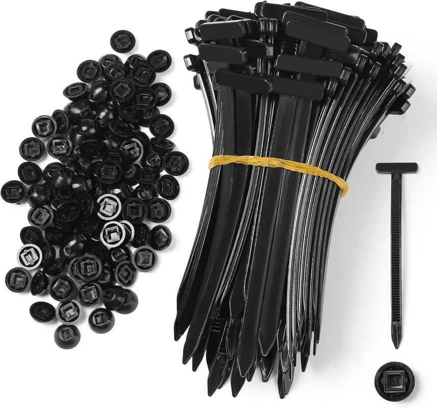 Nylon Cable Ties (1000 pcs) | Self-Locking Heavy Duty | Buckle